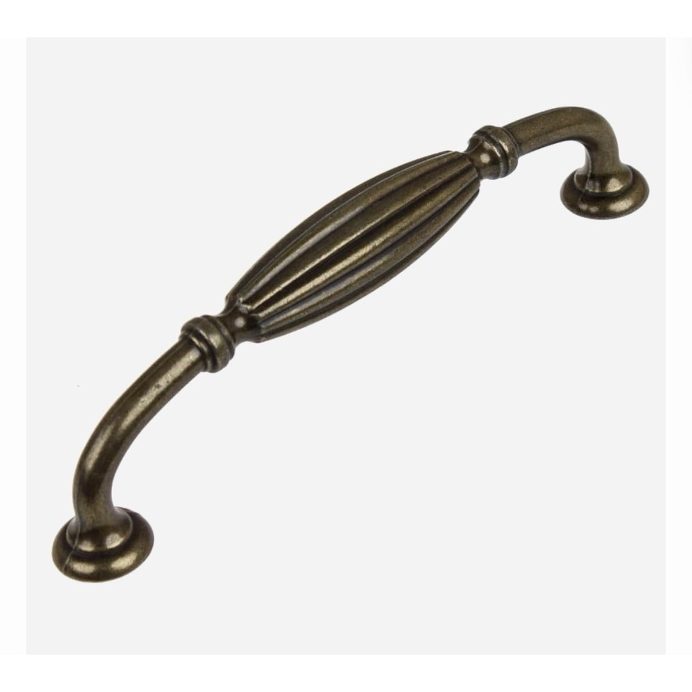 GlideRite 8.5 Inch Center to Center Fluted Cabinet Hardware Pull 4046-AB-1